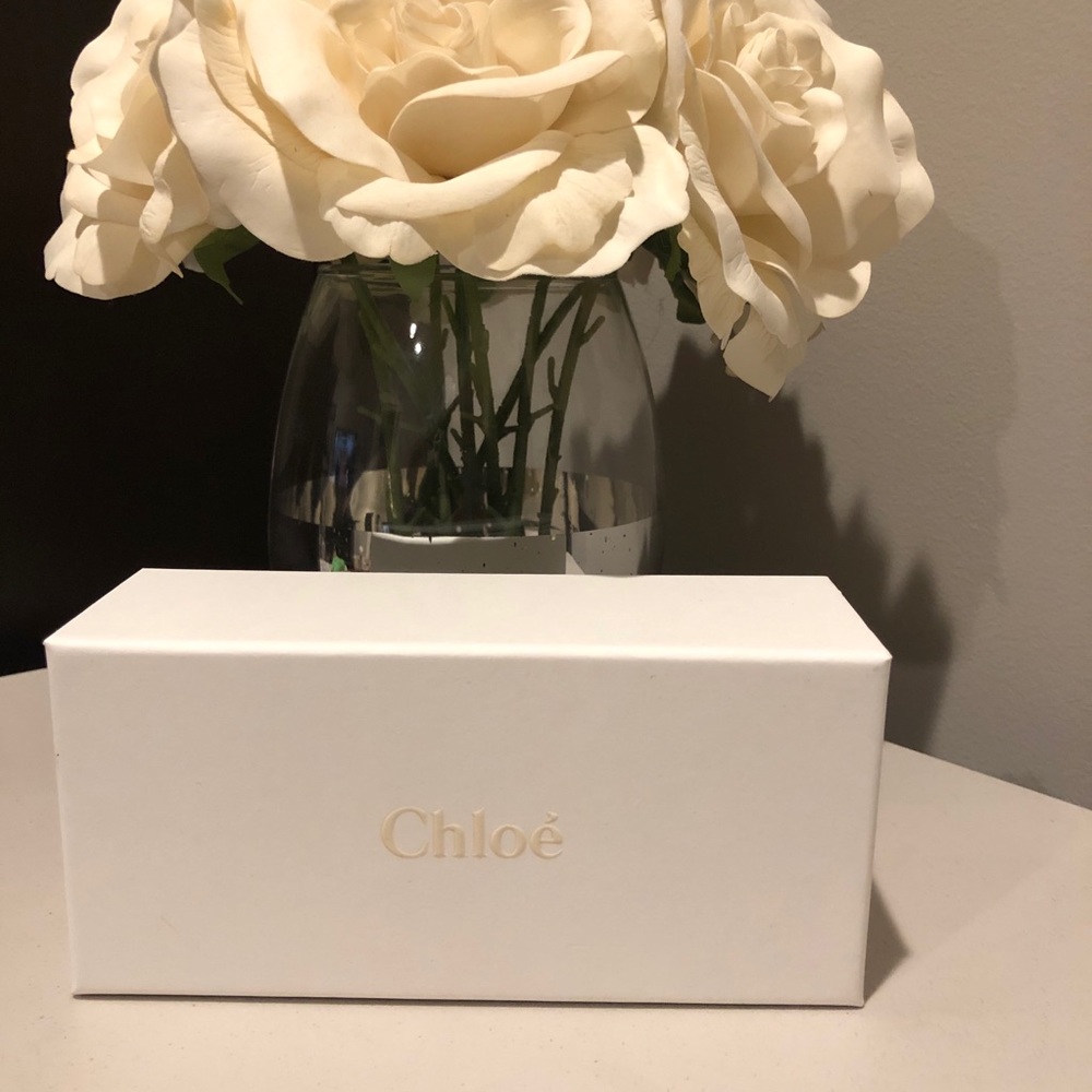 White Chloe box (originally for sunglasses)